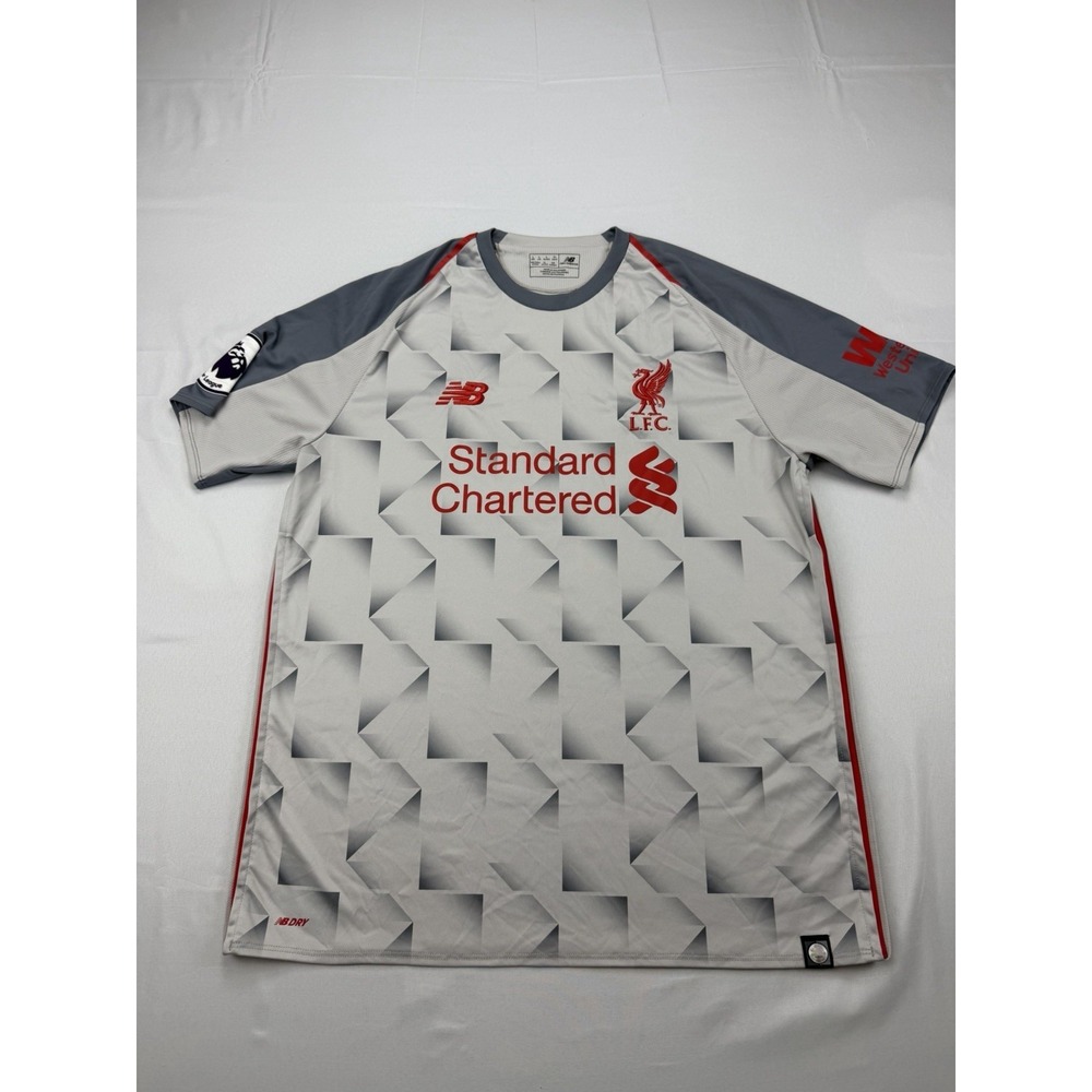 LIVERPOOL 2018-19 AWAY 7 MILNER SHIRT JERSEY LFC NEW BALANCE MEN LARGE